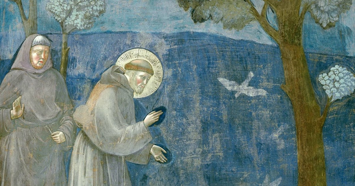 Predica Agli Uccelli Di San Francesco SIMBOLI DELLA PREDICA AGLI UCCELLI DI GIOTTO - Polisemantica