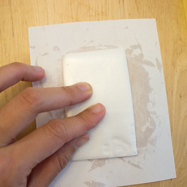 Easy Styrofoam and Marker Printmaking with Kids Pink Stripey Socks