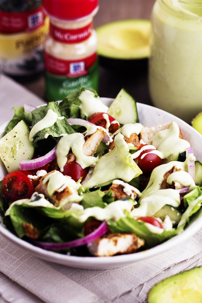 Natasha Sahashi's Style Blog What Makes You Happy ?! Cajun Chicken Salad with Avocado Ranch