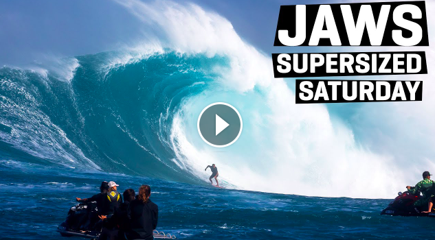 Jaws XXL Supersized Saturday Swell In The Boat With Nathan Florence and Eli Olson WSL Big Wave