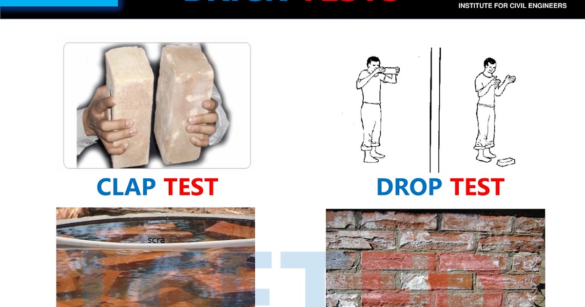 TYPES OF TESTS ON BRICKS USED BY CIVIL ENGINEERS lceted LCETED