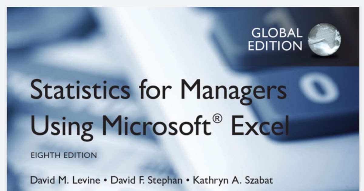 statistics for managers using microsoft excel pdf download