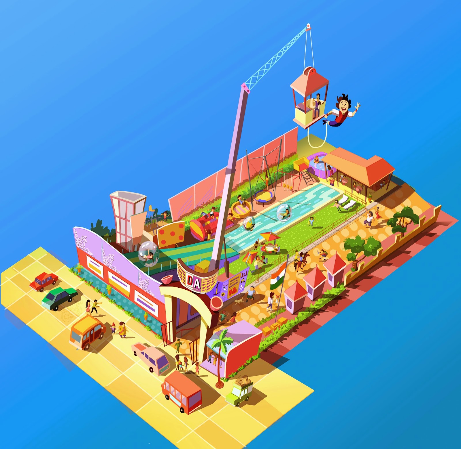 Prashant Shikare: DELLA ADVENTURE PARK DESIGN:)