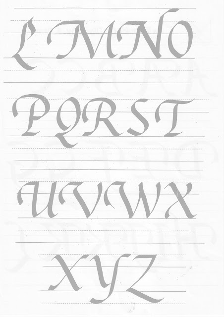 Kuretake UK Blog: Calligraphy Practise Sheets