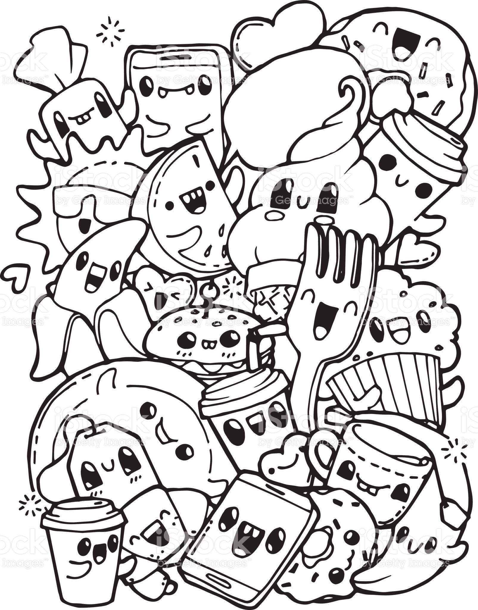 Coloring Pages Food ~ Coloring Print