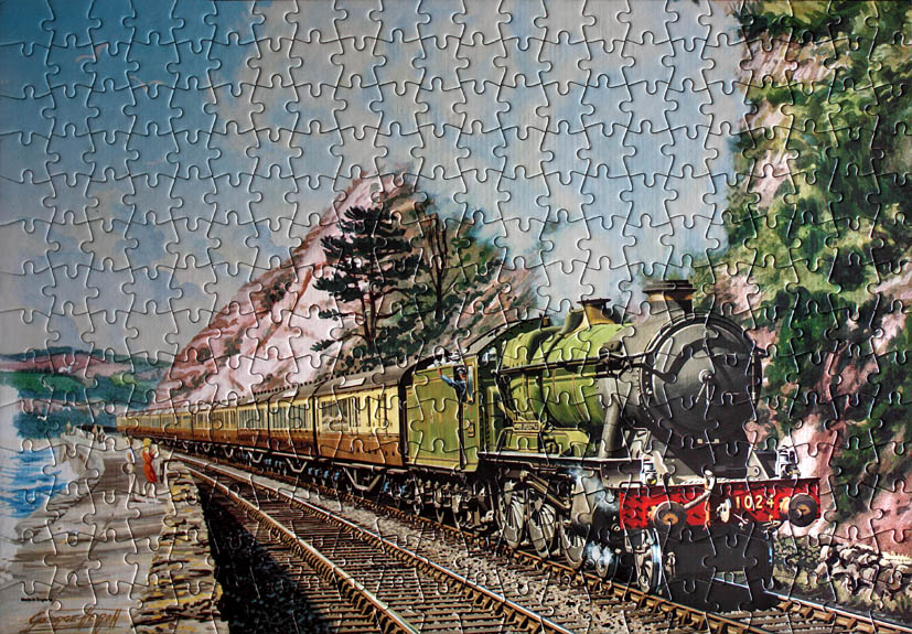 STEAM TRAINS AND JIGSAW PUZZLES Three GWR