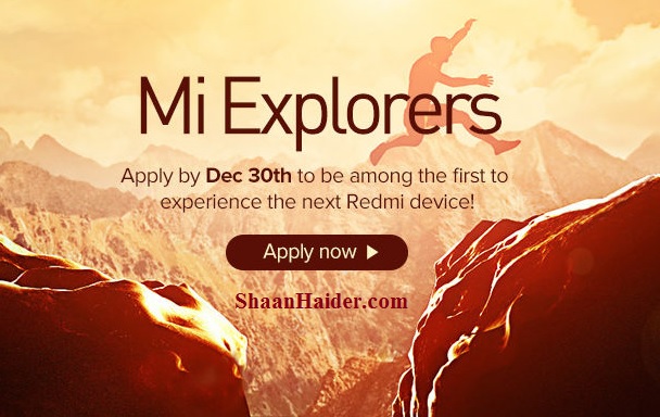 Try Upcoming and Unreleased Xiaomi Smartphones with Mi Explorers Program