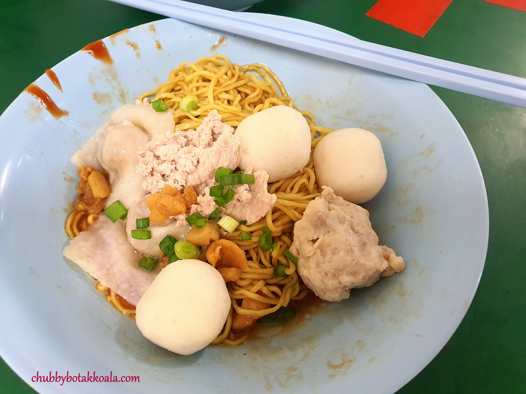 Chubby Botak Koala Singapore Food Blog Travel And Lifestyle Pin Ji Fishball Noodle Delicious All Round Fishball Noodles