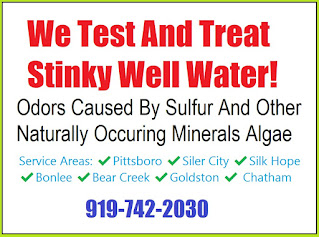 Well Water Testing Treatment Pittsboro Siler City Chatham County NC