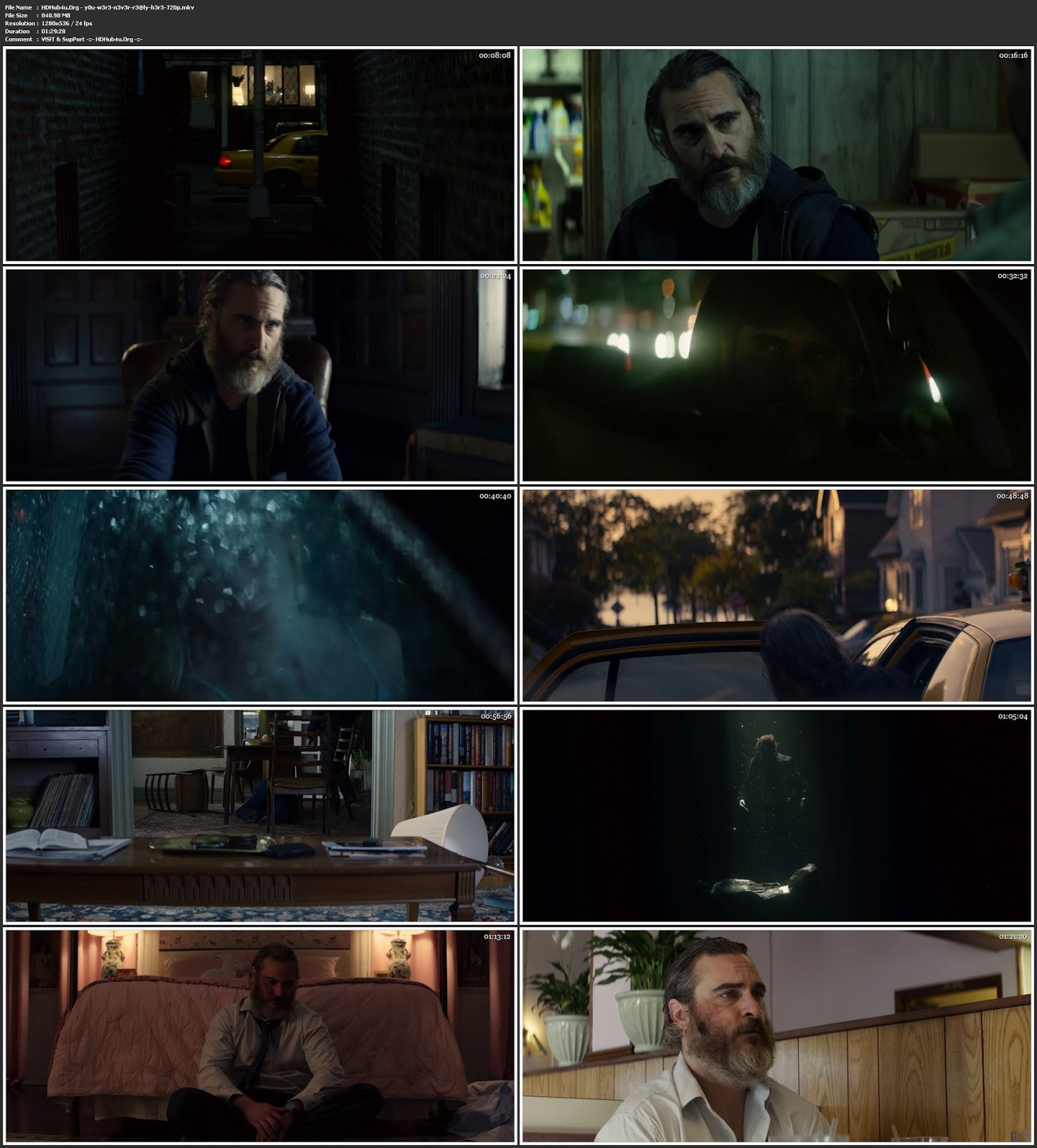 You Were Never Really Here 2017 English Movie 720p BRRip ESubs 800MB Download