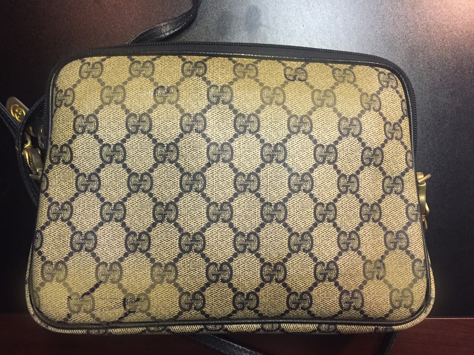HOW TO CLEAN AND SOFTEN GUCCI VINTAGE CANVAS BAG
