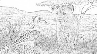 The Lion King Mighty Roar Simba Plush Toy coloring pages coloring.filminspector.com