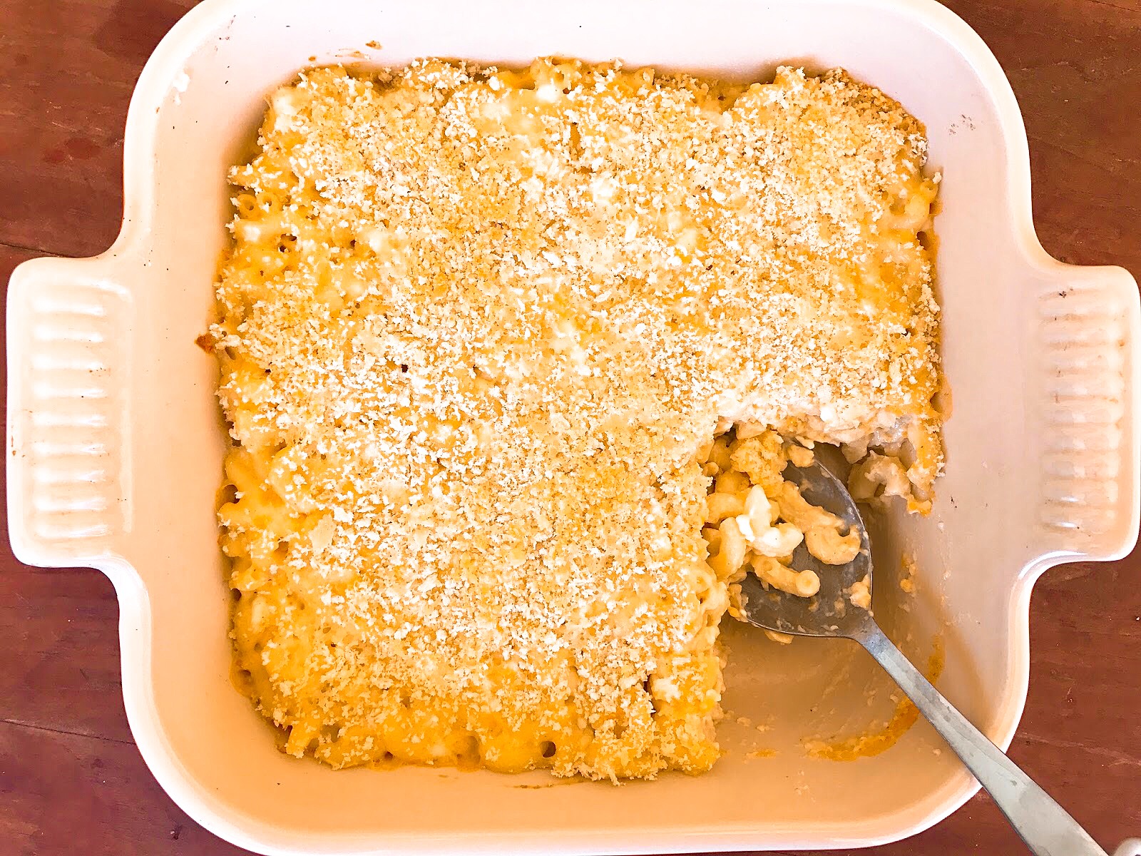 Cheddar Macaroni And Cheese With Cottage Cheese