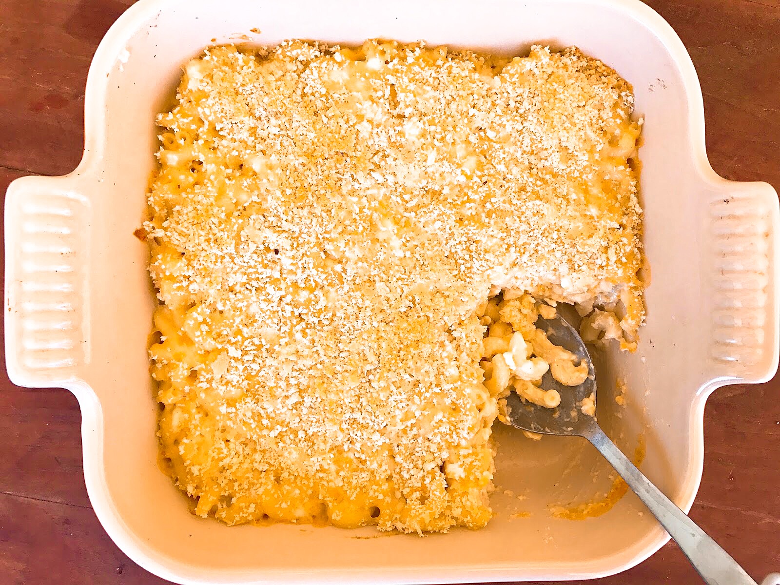 Cheddar Macaroni and Cheese with Cottage Cheese