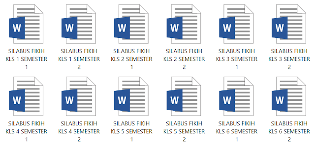 Download Kumpulan Silabus Fiqih Kelas 1,2,3,4,5 & 6 SD/MI kurikulum 2013