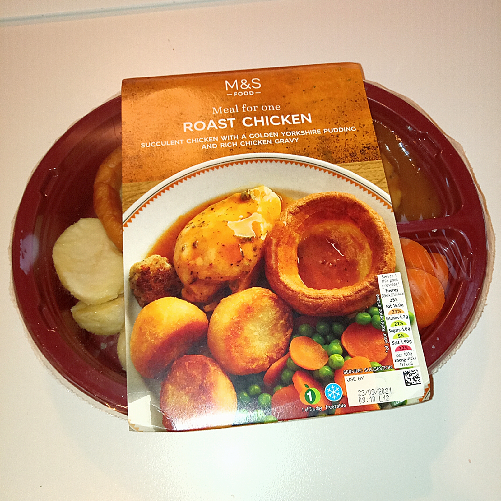 Supersupergirl's Food Reviews M&S marks spencers roast chicken meal