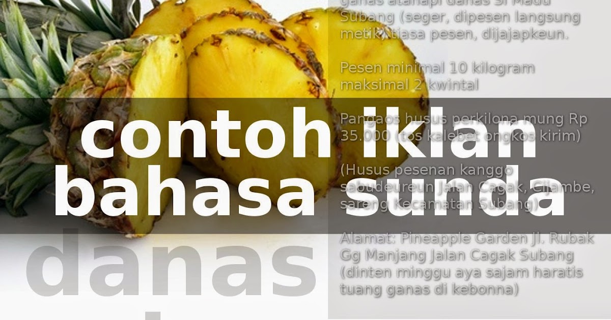 Contoh Artikel Eksposisi Bahasa Sunda JJ Rumahx