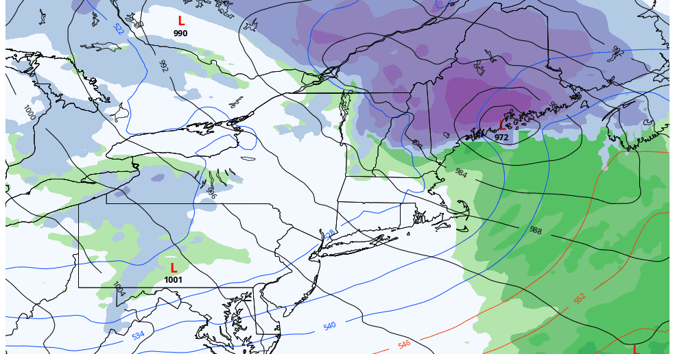 Weather Willy's Weather Friday Major Winter Storm For Maine and