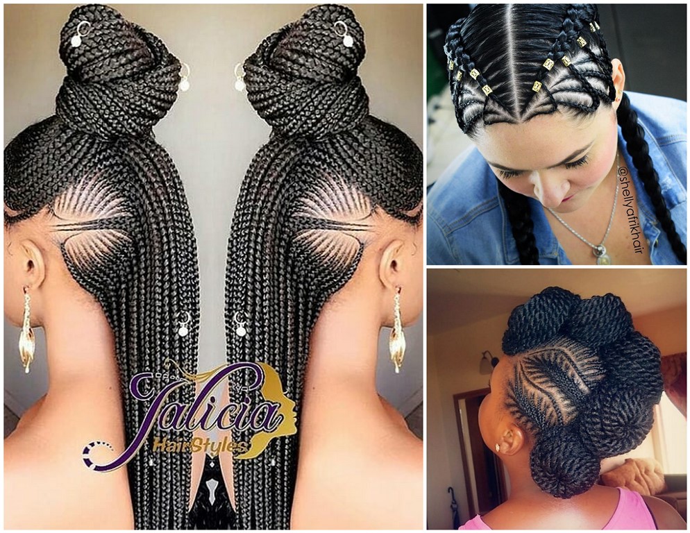 2018 Braided Cornrows These are Lovely Hairstyles Zaineey's Blog