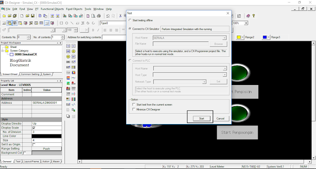 Cara Simulasi Program PLC dengan CXDesigner Blog0listrik