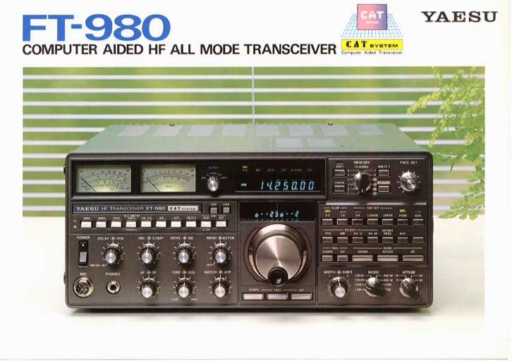 iv3hls ham radio tales Yaesu FT980 Il computer entra nello shack!