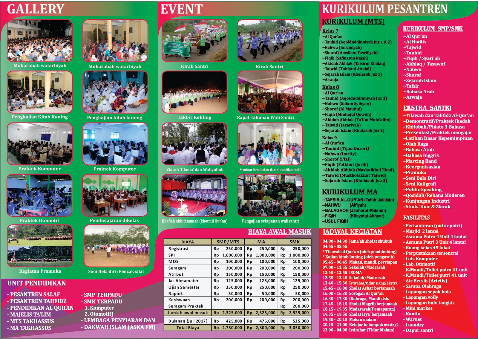 PONDOK PESANTREN PUTRA PUTRI ASKHABUL KAHFI BROSUR PONPES