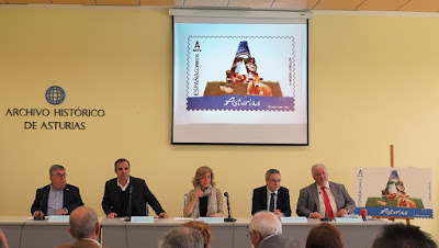 Inauguración y presentación del sello de Asturias, Archivo Histórico