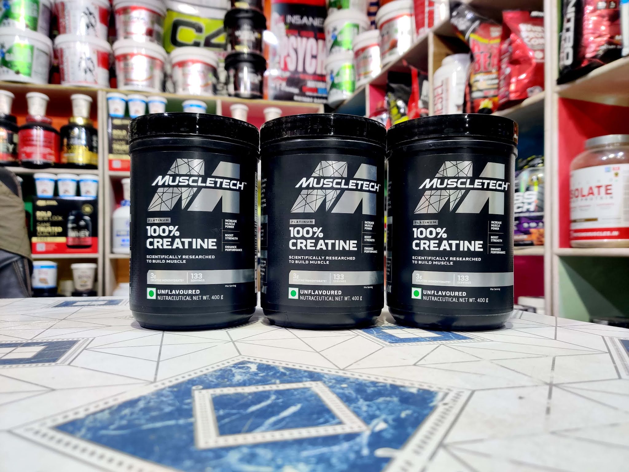 MuscleTech Platinum 100 Creatine, Unflavoured, 133 Servings NCRFS