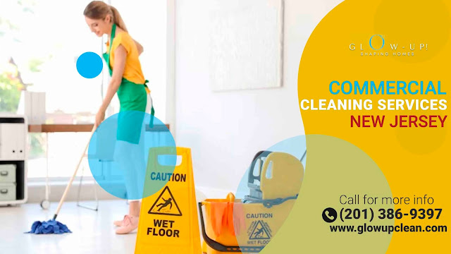 Turn your office space into a professionally presentable environment with the help of a cleaning service. Glow up clean is a professional cleaning service provider that offers exceptional commercial cleaning services New Jersey. We have an expert team of cleaners with top-quality cleaning supplies to provide you a standard service.