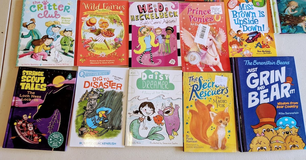 Lot of 10 Bulk Children's Books For Level 3 Girls Chapter Books (Age 7