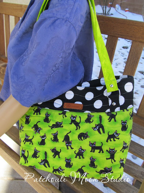 Patchouli Moon Studio~ Make it Yours Bag & Cat Fabric Folder
