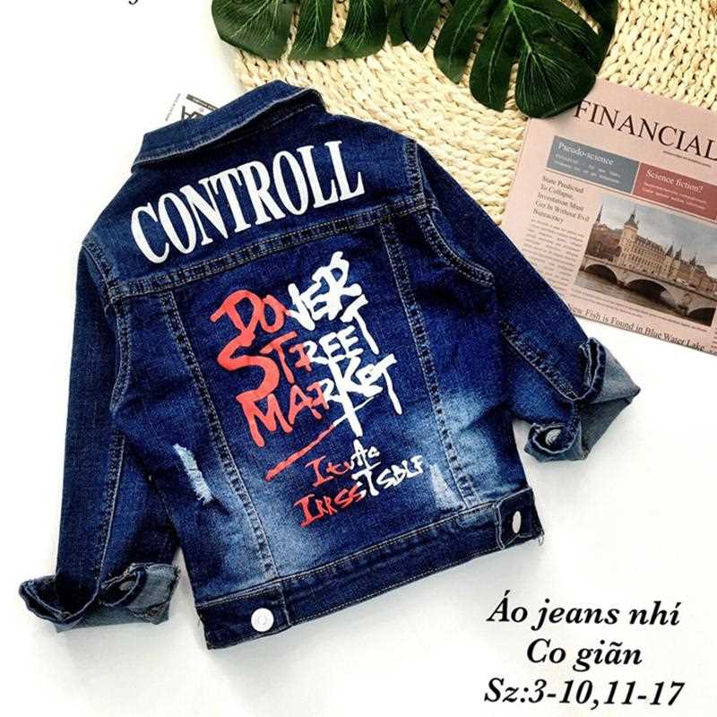 Áo Khoác Jean Bé Trai Bé Gái 159593 3 2 502