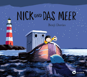 In meinem neuesten Bücherboot stelle ich Euch zahlreiche Kinderbücher zum Thema "Wale" vor. Und auch für die Eltern bzw. Erwachsenen ist etwas dabei :) Jedes der vorgestellten Kinder- und Jugendbücher darf ich am Ende des Posts auch an Euch verlosen - damit Ihr voller Wal-Faszination schmökern könnt! Hier seht Ihr übrigens das Cover zu "Nick und das Meer" von Benji Davis.