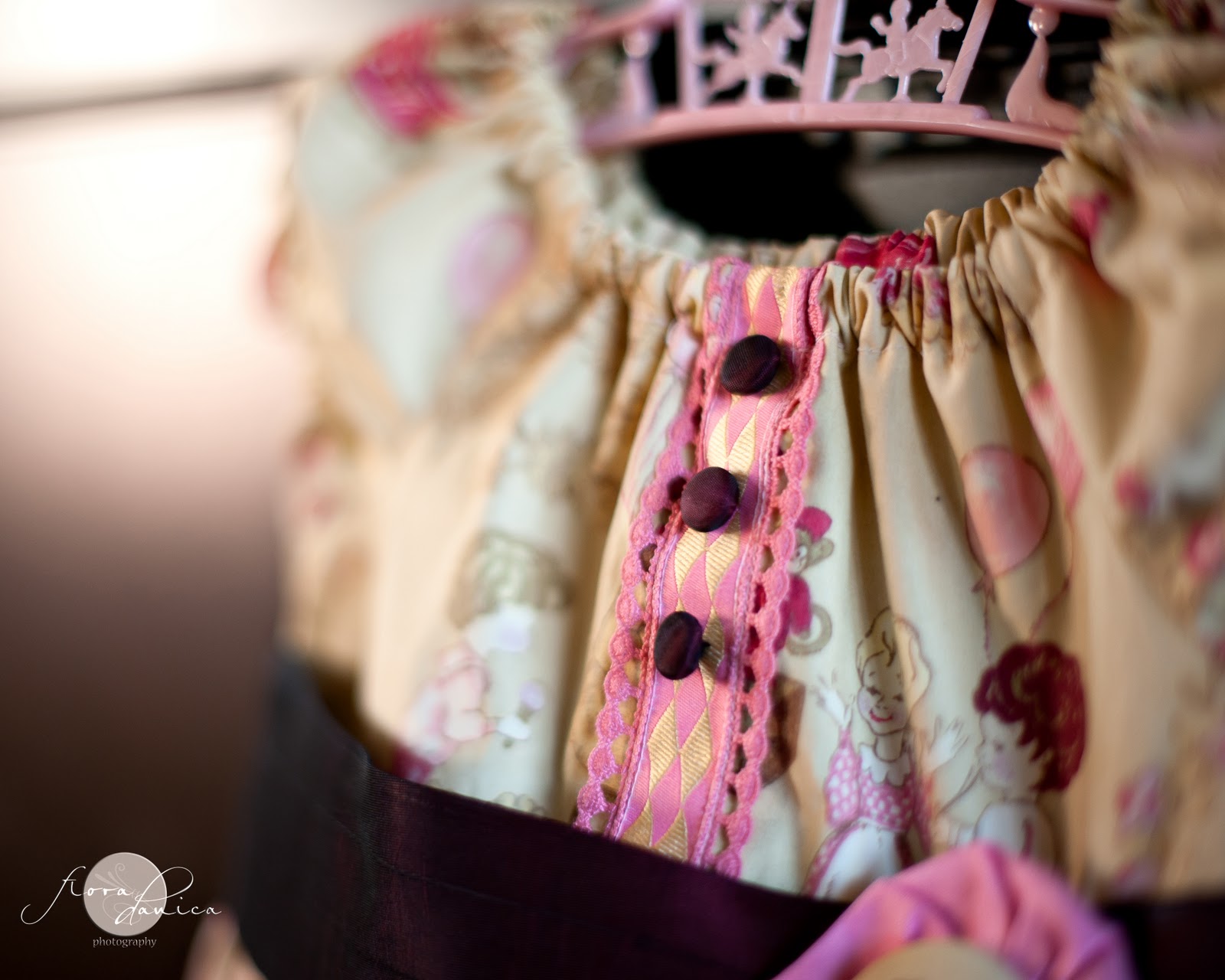 Circus 1st Birthday Dress from a Repurposed Bridesmaid Dress The