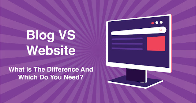 Blog vs website