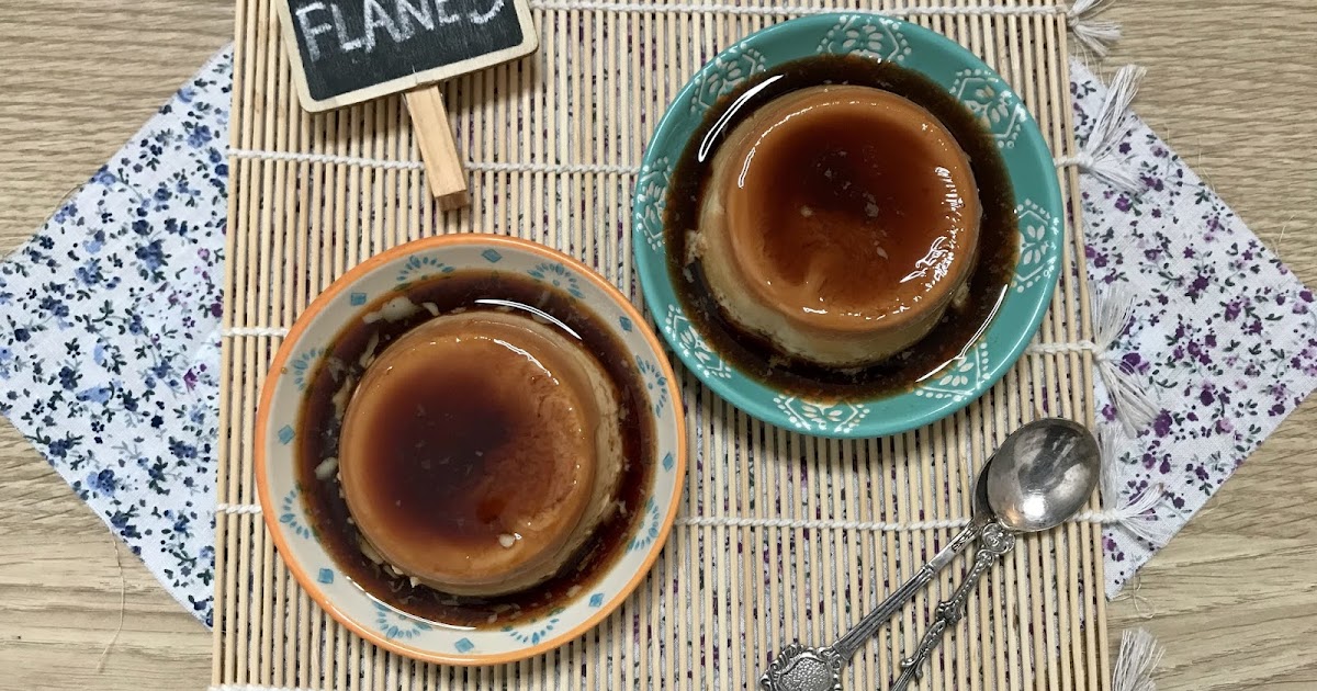 Flanes de huevo en el microondas