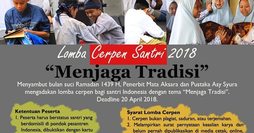 Lomba Cerpen Santri 2018 Lomba Menulis Cerpen 2021
