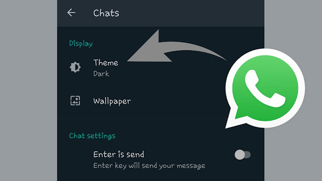 Fix WhatsApp not showing dark theme