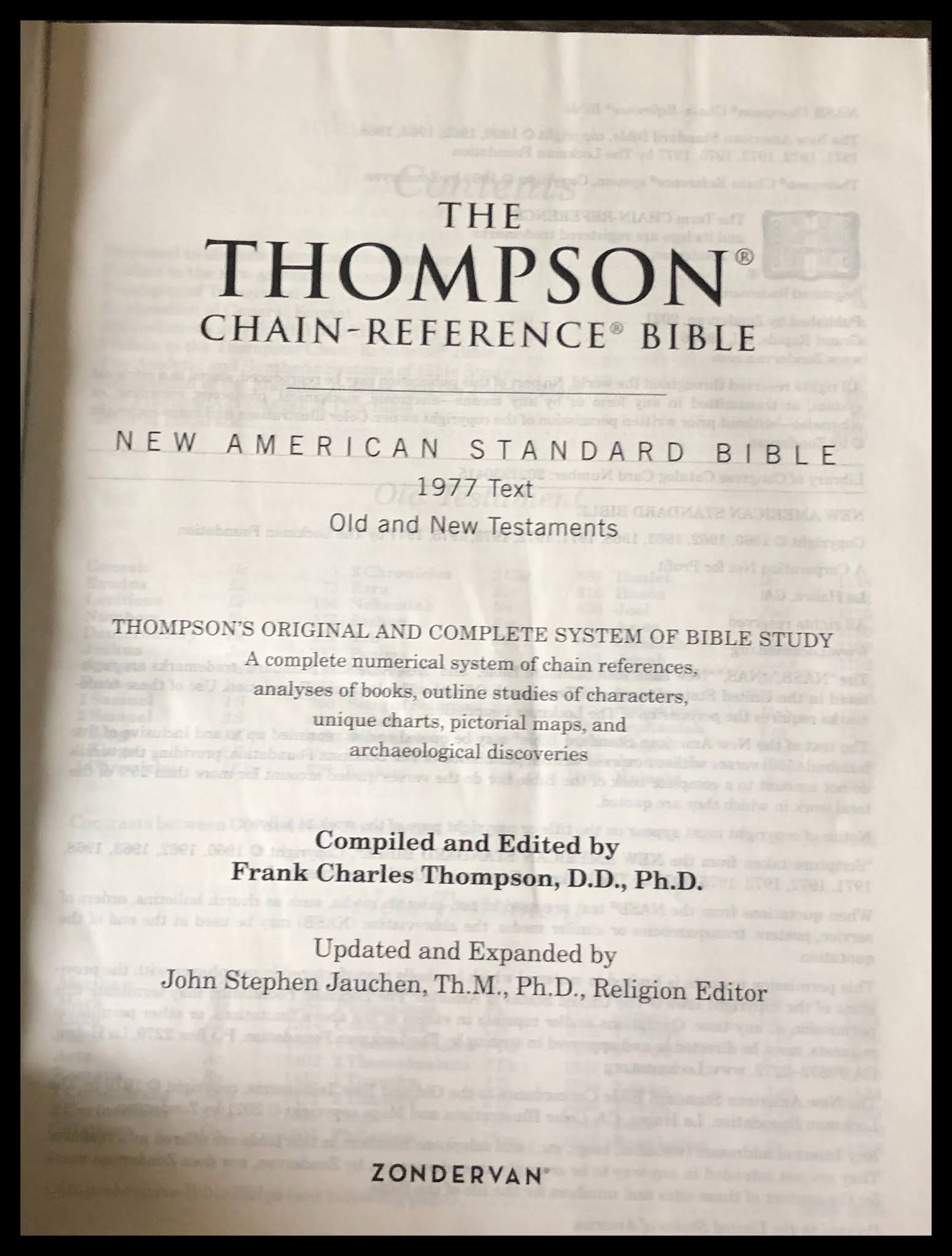 Abundant Family Living The Thompson Chain Reference Bible A Review
