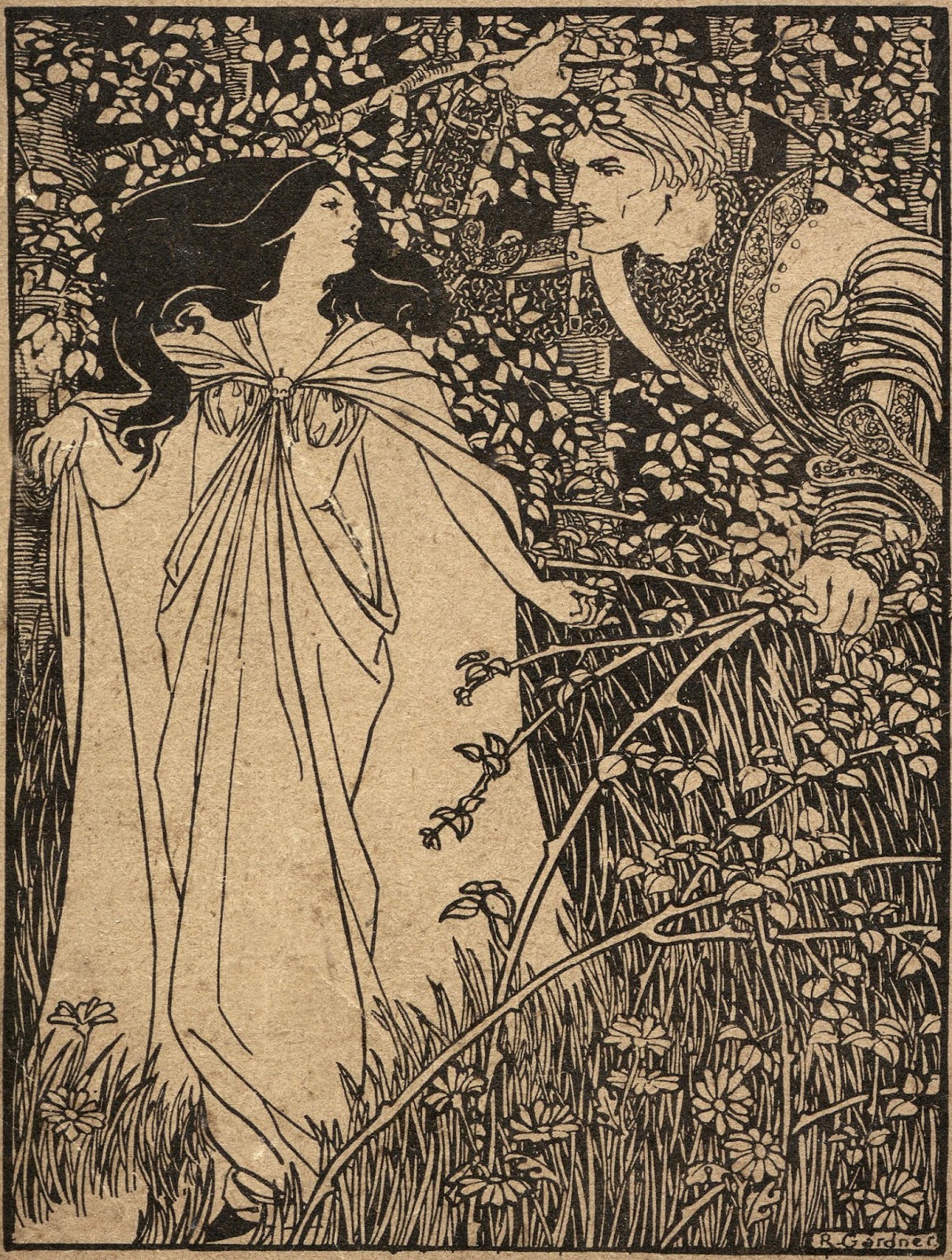 Black And White La Belle Dame Sans Merci black-and-white-la-belle-dame-sans-merci