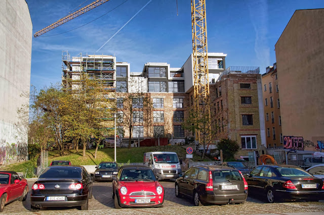 Baustelle Wohnhaus, Bernauer Straße / Strelitzer Straße, 13355 Berlin, 31.10.2013