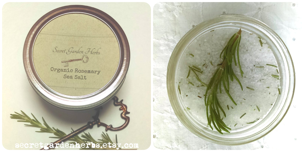 organic rosemary sea salt