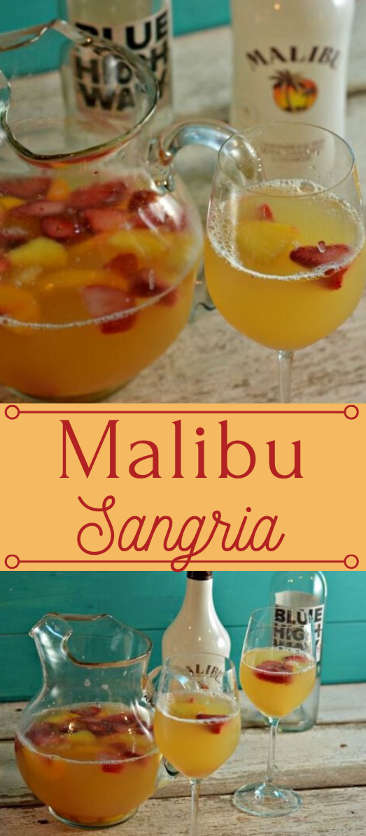 MALIBU SANGRIA #drink #sangria #cocktail #punch #recipes