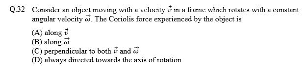 IIT-JAM | Physics-Solution-Ques-32