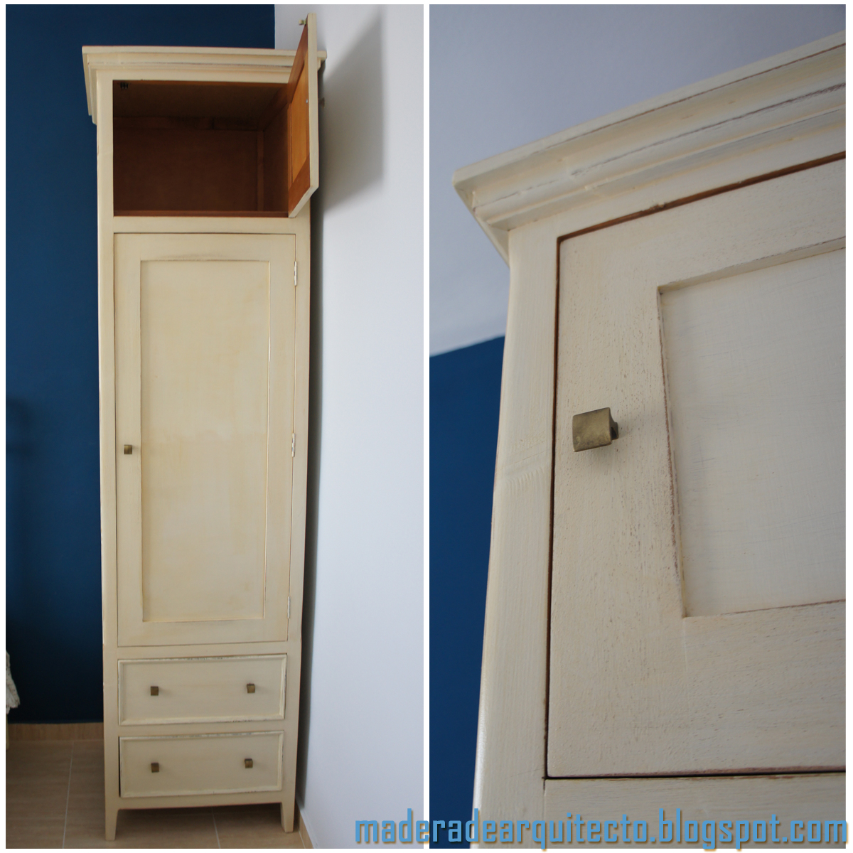 madera de arquitecto: Diseño de muebles. Armario.