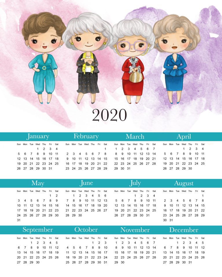 Calendario de chicas imprimible: ¡Encuentra tu favorita! Calendario de chicas imprimible: ¡Encuentra tu favorita!