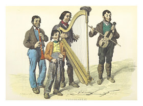 Musicians of Viggiano, as imagined in a book in 1853