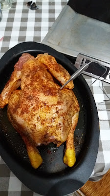 Poulet rôti aux épices basse température ;Poulet rôti aux épices basse température