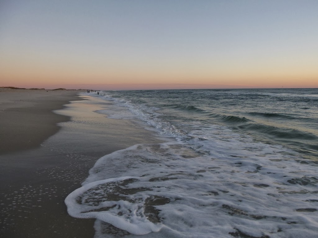 Going to the water Island Beach State Park, NJ The surf fishing