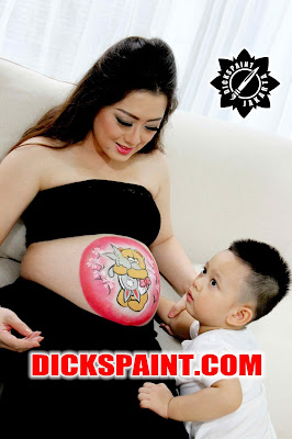 Pregnant Belly Painting Jakarta